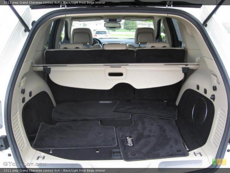 Black/Light Frost Beige Interior Trunk for the 2011 Jeep Grand Cherokee Limited 4x4 #48354832