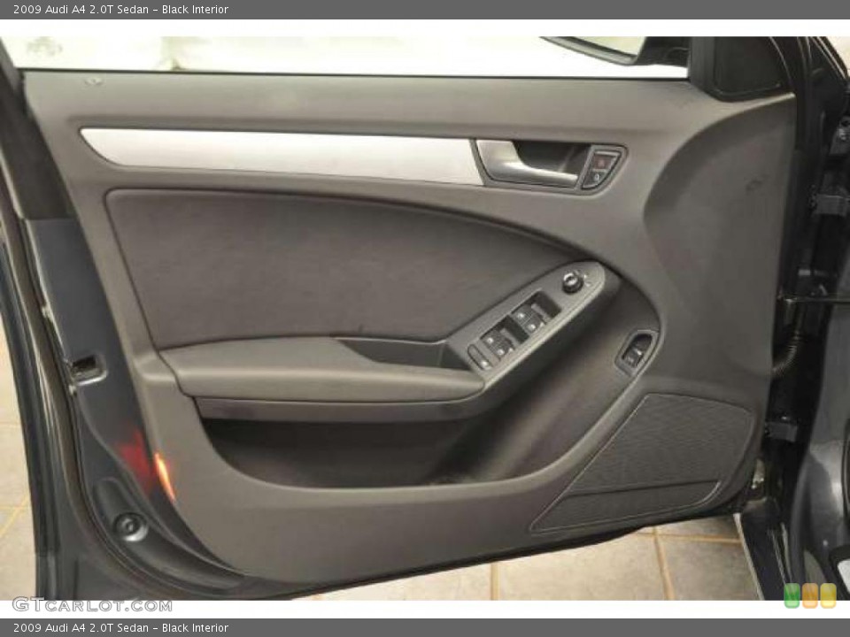 Black Interior Door Panel for the 2009 Audi A4 2.0T Sedan #48354946