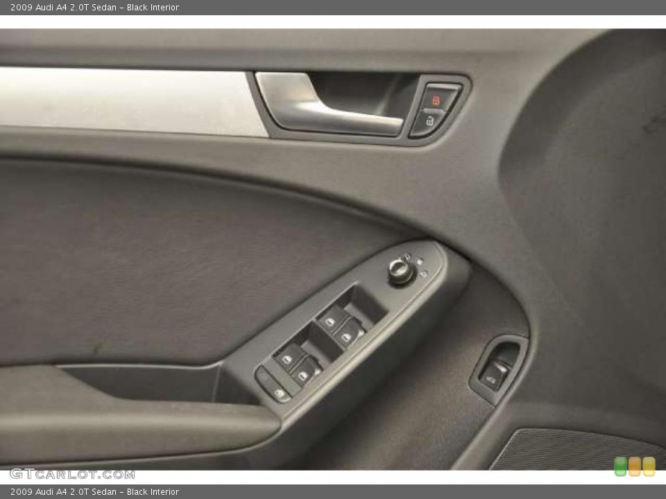 Black Interior Controls for the 2009 Audi A4 2.0T Sedan #48354961