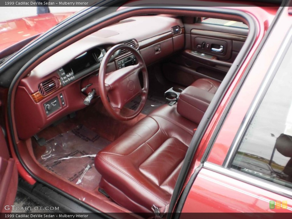 Mulberry Interior Prime Interior for the 1999 Cadillac DeVille Sedan #48355150