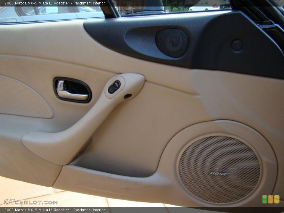 Parchment Interior Door Panel for the 2003 Mazda MX-5 Miata LS Roadster #48356041