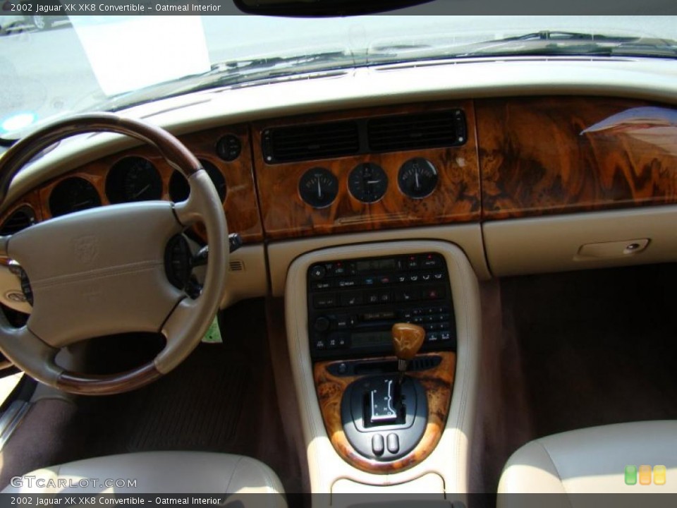 Oatmeal Interior Dashboard for the 2002 Jaguar XK XK8 Convertible #48356524
