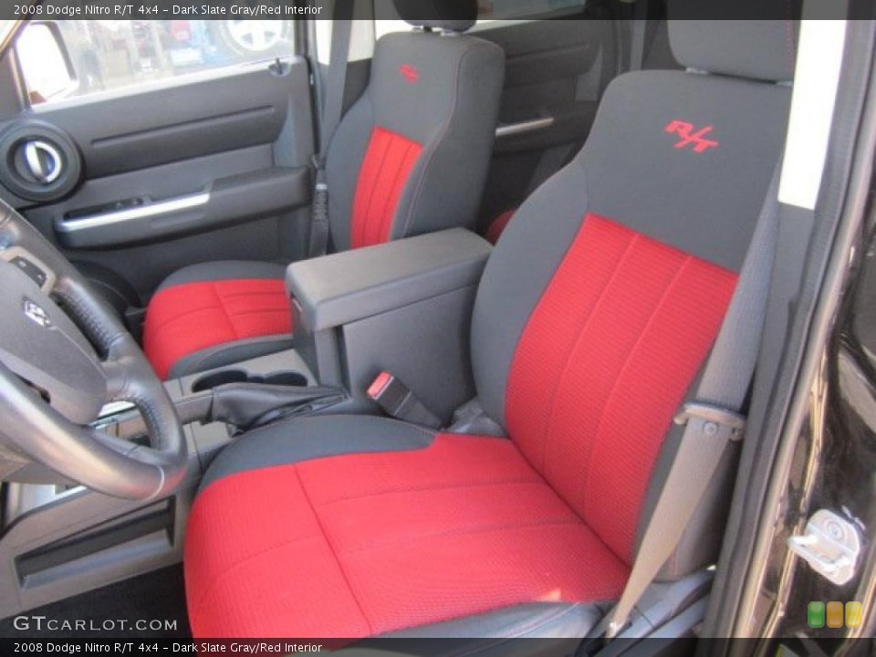 Dark Slate Gray/Red Interior Photo for the 2008 Dodge Nitro R/T 4x4 #48356611
