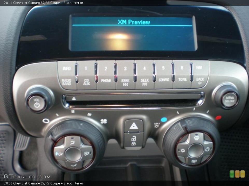 Black Interior Controls for the 2011 Chevrolet Camaro SS/RS Coupe #48357133