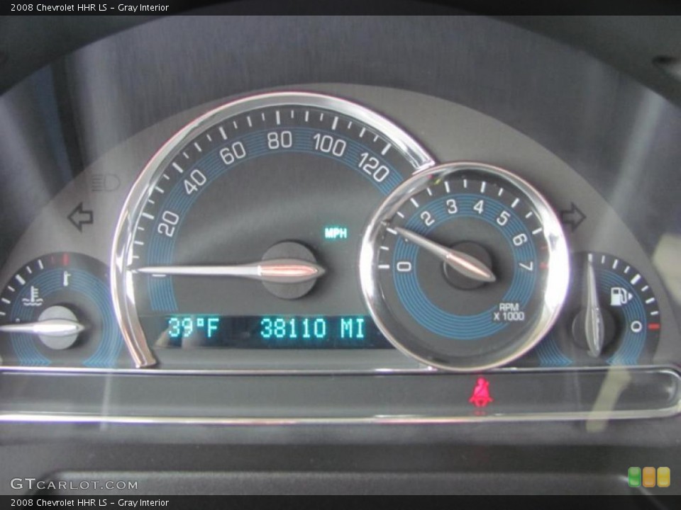 Gray Interior Gauges for the 2008 Chevrolet HHR LS #48357721