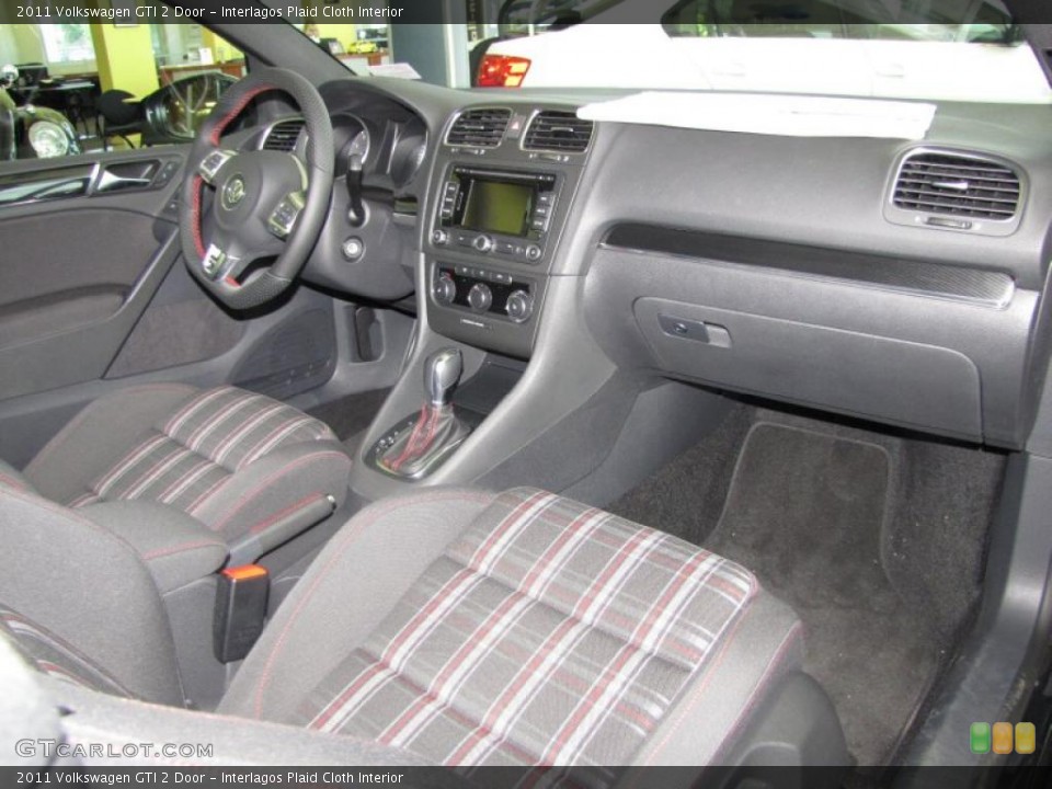 Interlagos Plaid Cloth Interior Dashboard for the 2011 Volkswagen GTI 2 Door #48359737