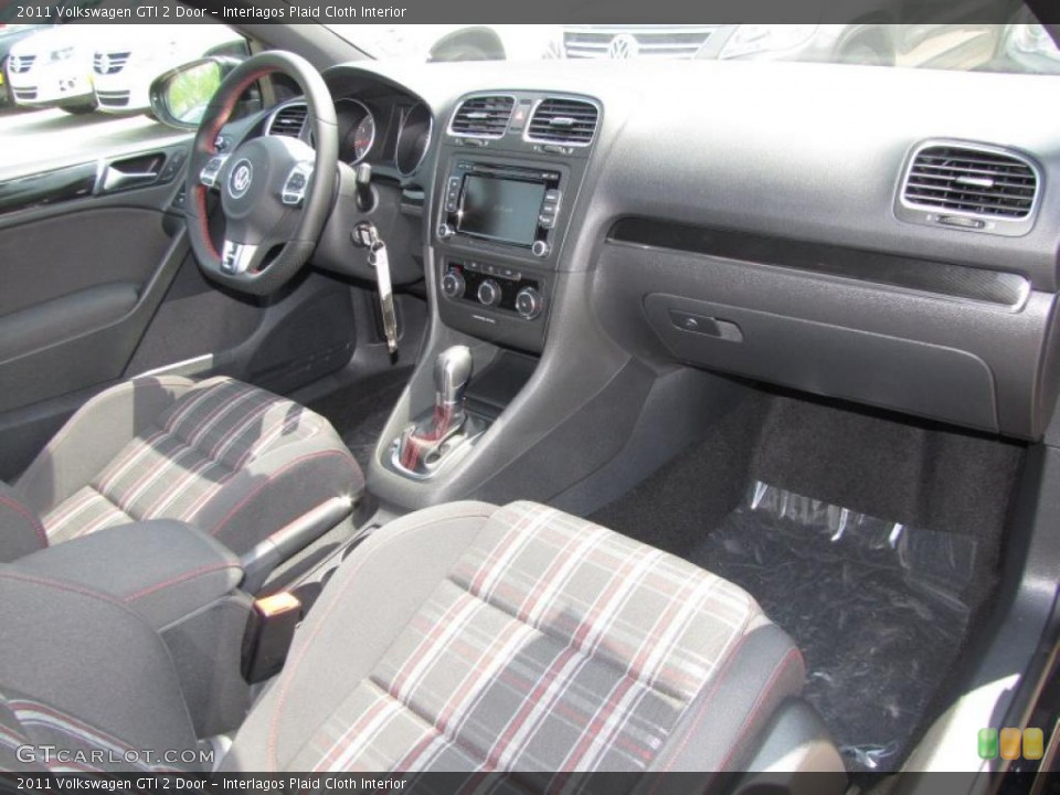 Interlagos Plaid Cloth Interior Dashboard for the 2011 Volkswagen GTI 2 Door #48360001