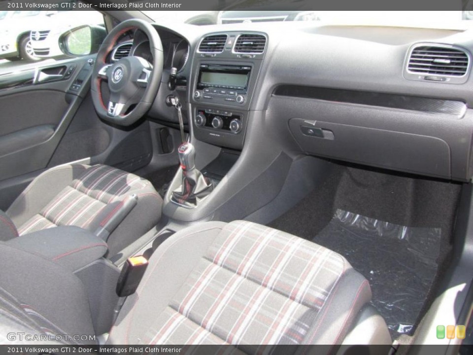 Interlagos Plaid Cloth Interior Dashboard for the 2011 Volkswagen GTI 2 Door #48360580