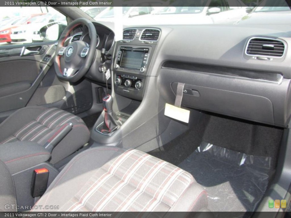 Interlagos Plaid Cloth Interior Dashboard for the 2011 Volkswagen GTI 2 Door #48360673