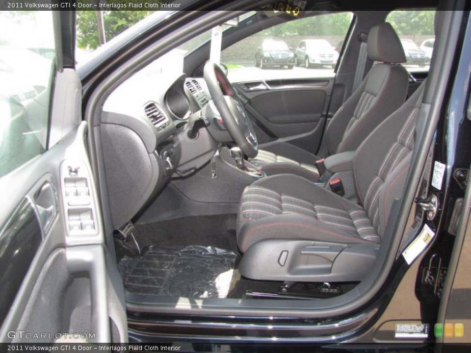 Interlagos Plaid Cloth Interior Photo for the 2011 Volkswagen GTI 4 Door #48361645