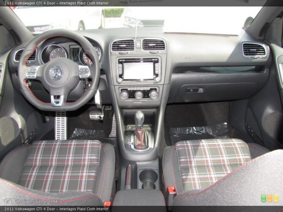 Interlagos Plaid Cloth Interior Dashboard for the 2011 Volkswagen GTI 4 Door #48361675