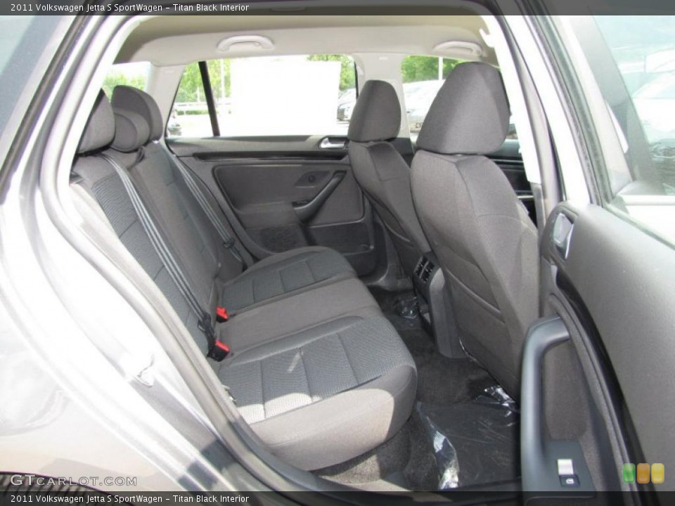 Titan Black Interior Photo for the 2011 Volkswagen Jetta S SportWagen #48361753