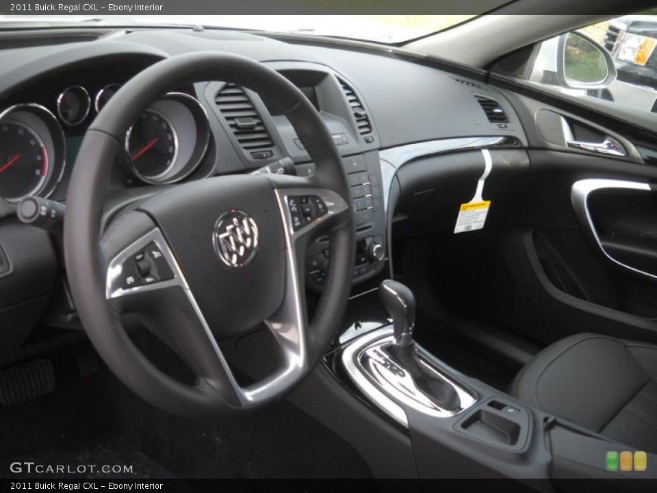 Ebony Interior Photo for the 2011 Buick Regal CXL #48361789