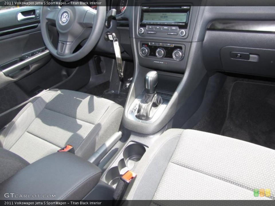 Titan Black Interior Photo for the 2011 Volkswagen Jetta S SportWagen #48361792