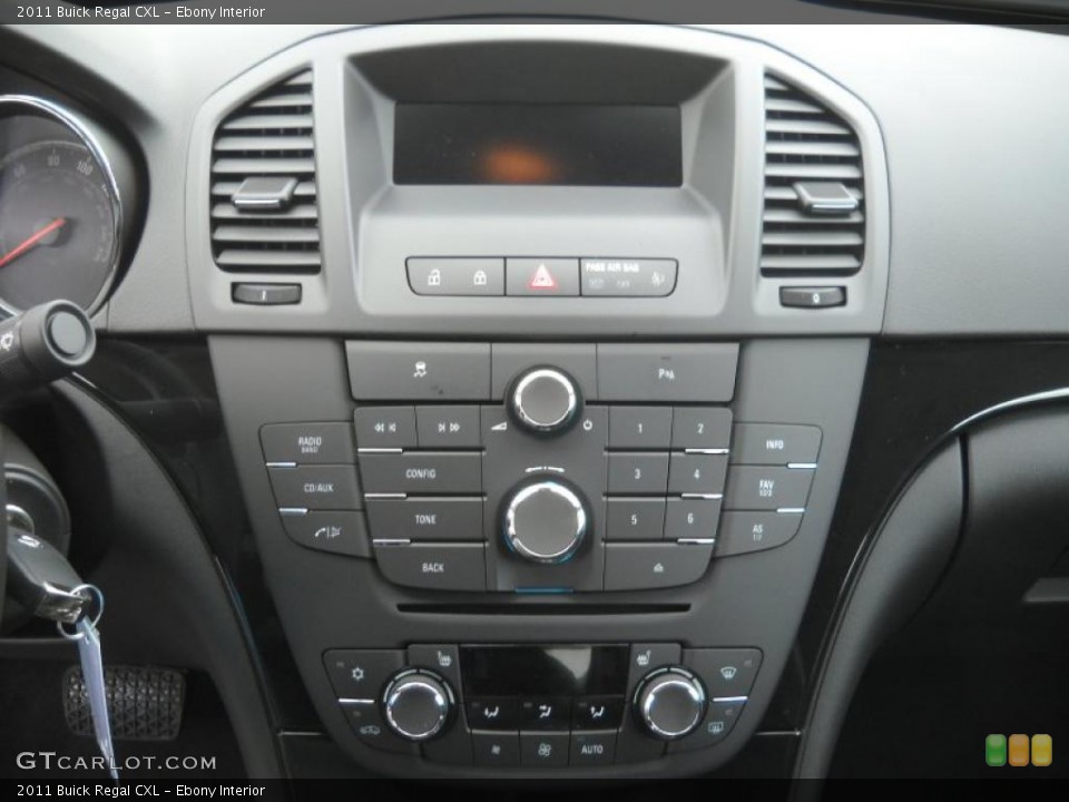 Ebony Interior Controls for the 2011 Buick Regal CXL #48361933