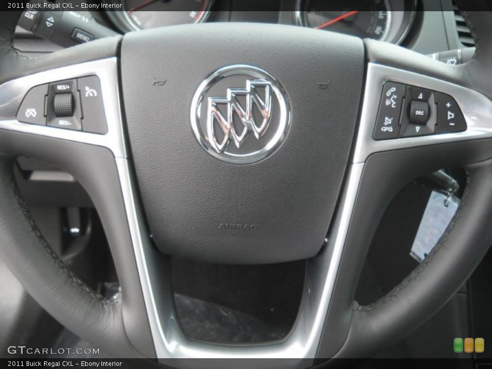 Ebony Interior Controls for the 2011 Buick Regal CXL #48361963