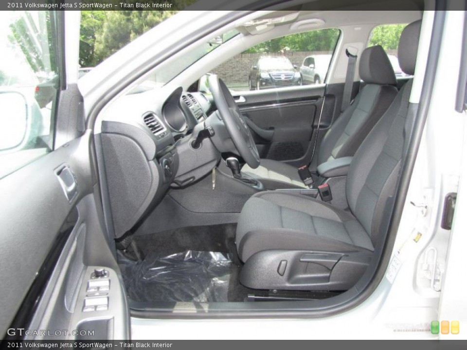 Titan Black Interior Photo for the 2011 Volkswagen Jetta S SportWagen #48362140