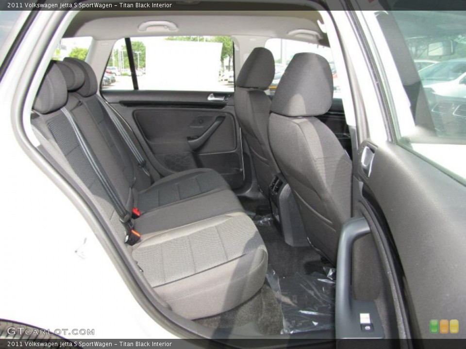 Titan Black Interior Photo for the 2011 Volkswagen Jetta S SportWagen #48362158