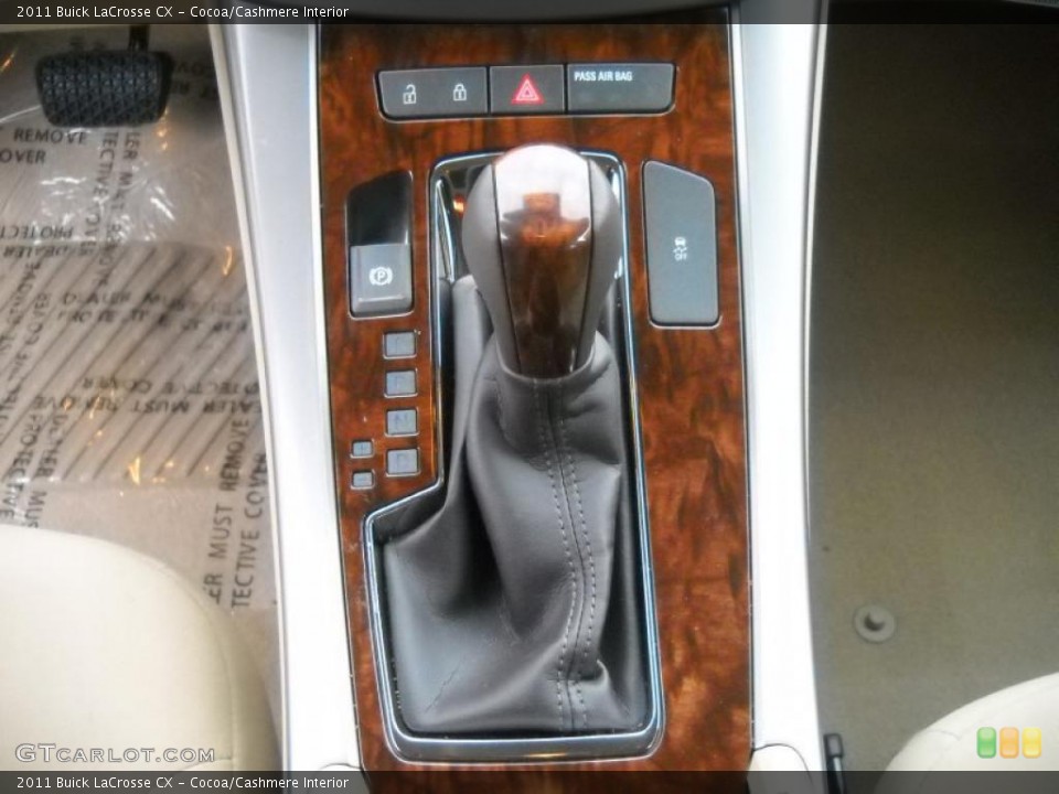 Cocoa/Cashmere Interior Transmission for the 2011 Buick LaCrosse CX #48362536