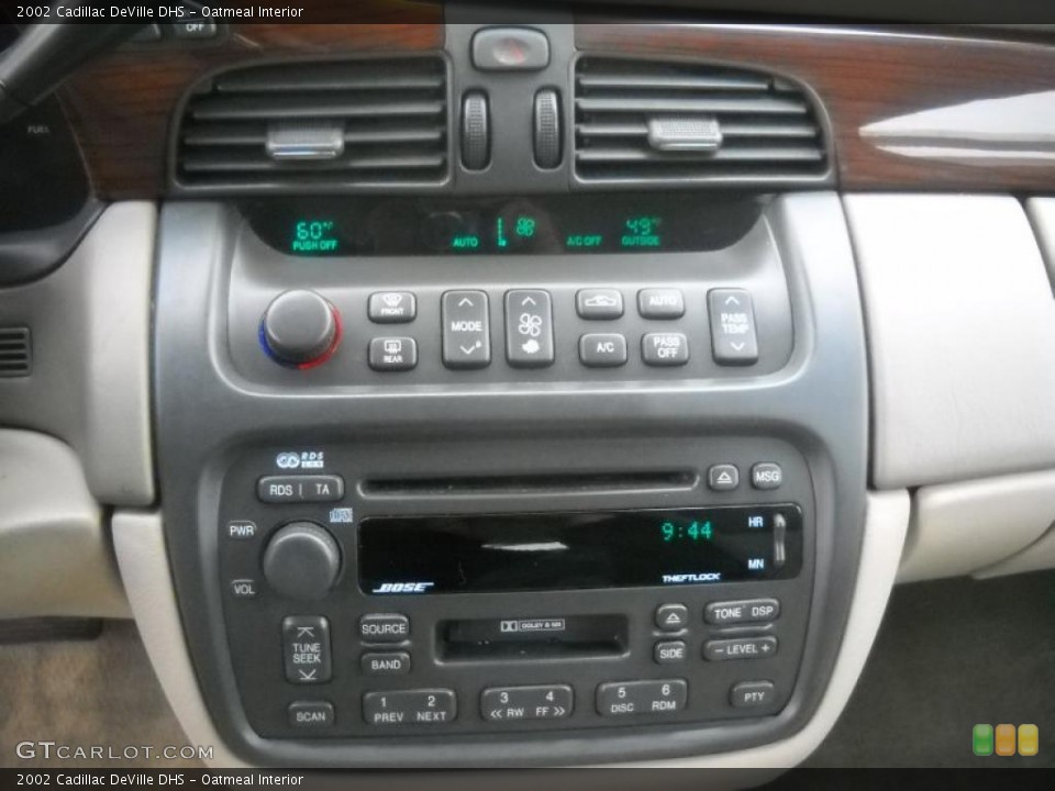 Oatmeal Interior Controls for the 2002 Cadillac DeVille DHS #48364312