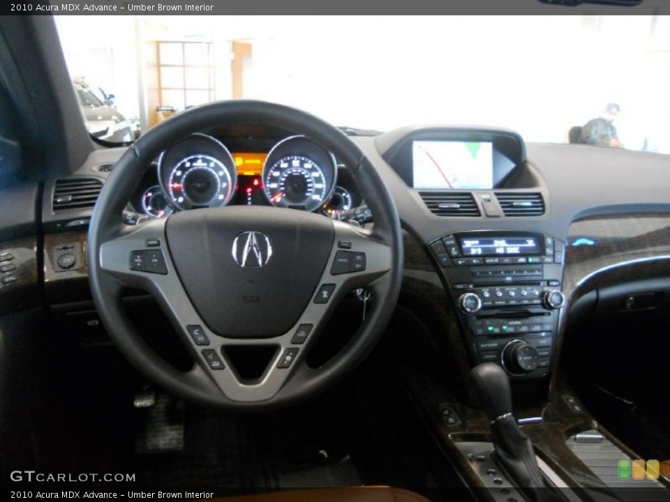 Umber Brown Interior Dashboard for the 2010 Acura MDX Advance #48364924