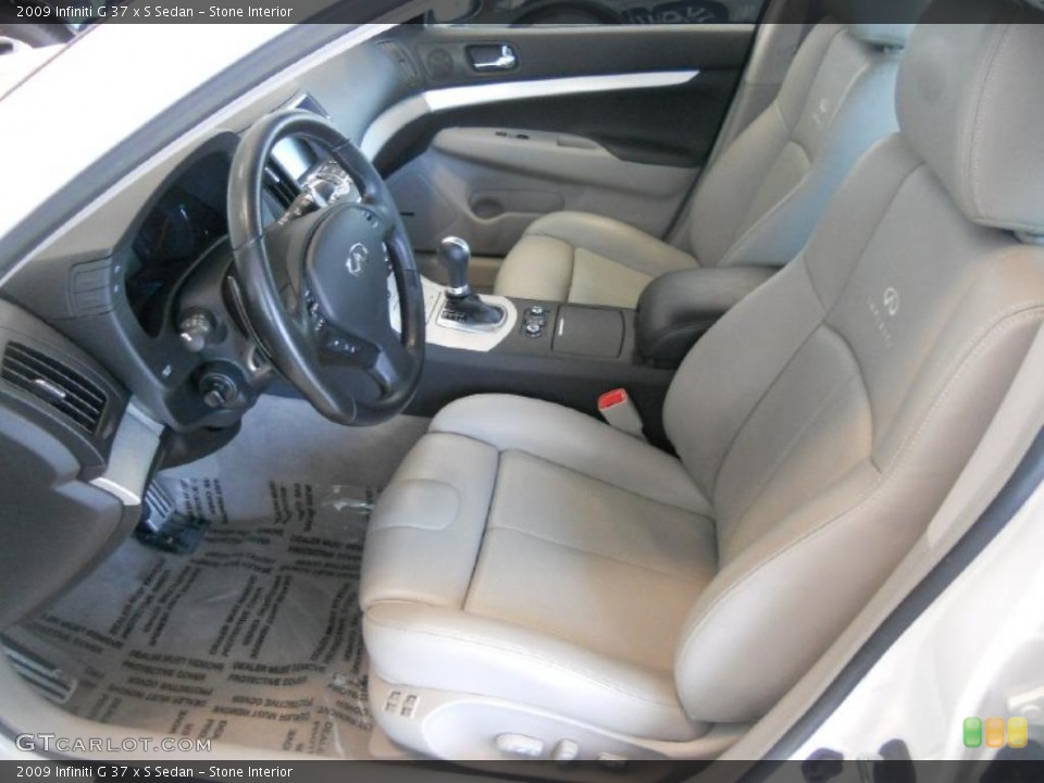 Stone Interior Photo for the 2009 Infiniti G 37 x S Sedan #48365294