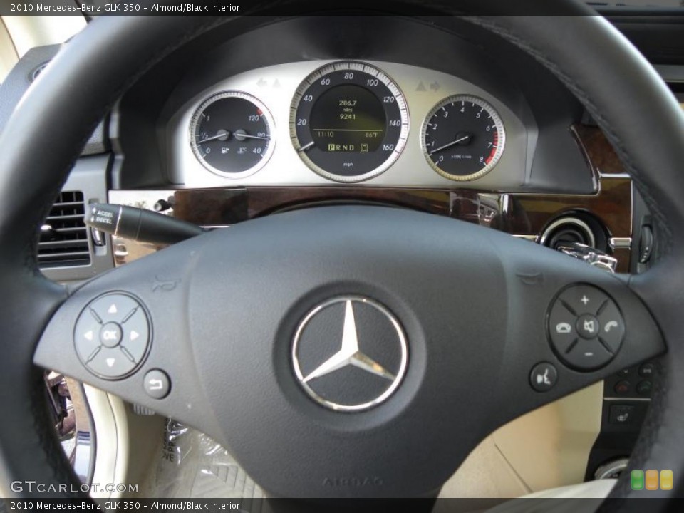 Almond/Black Interior Controls for the 2010 Mercedes-Benz GLK 350 #48366847