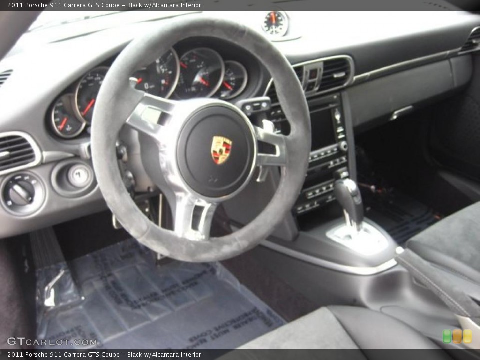 Black w/Alcantara Interior Steering Wheel for the 2011 Porsche 911 Carrera GTS Coupe #48366967