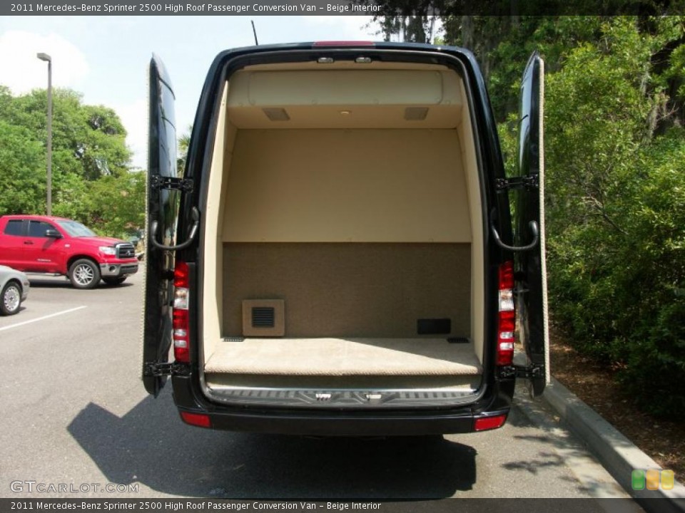 Beige Interior Trunk for the 2011 Mercedes-Benz Sprinter 2500 High Roof Passenger Conversion Van #48367537