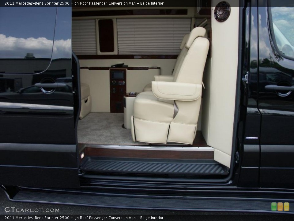 Beige Interior Photo for the 2011 Mercedes-Benz Sprinter 2500 High Roof Passenger Conversion Van #48367747