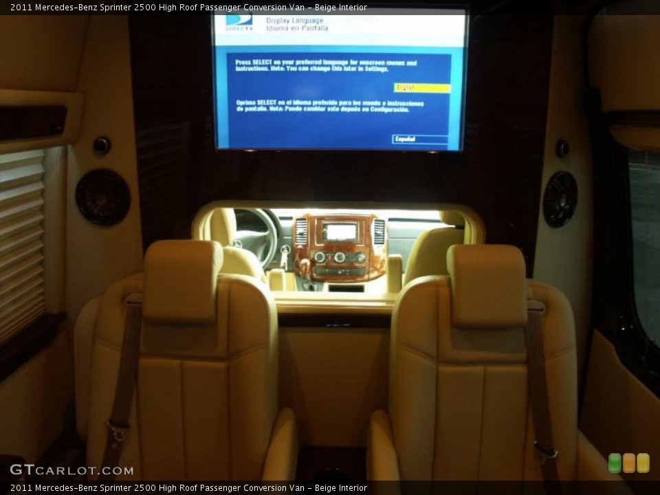 Beige Interior Photo for the 2011 Mercedes-Benz Sprinter 2500 High Roof Passenger Conversion Van #48367858