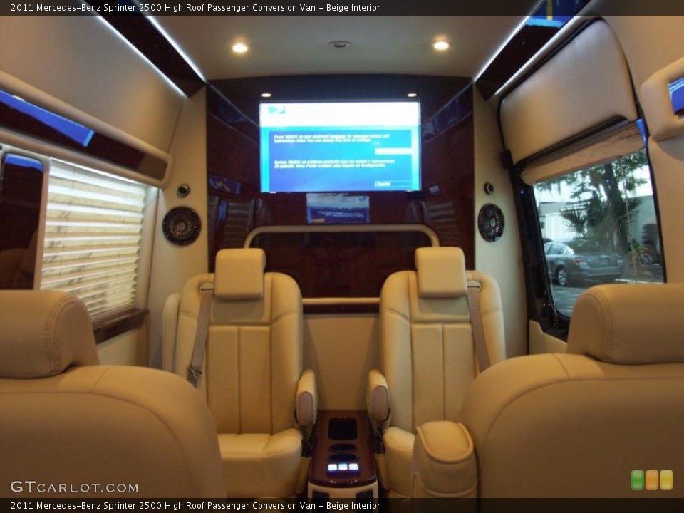 Beige Interior Photo for the 2011 Mercedes-Benz Sprinter 2500 High Roof Passenger Conversion Van #48368014