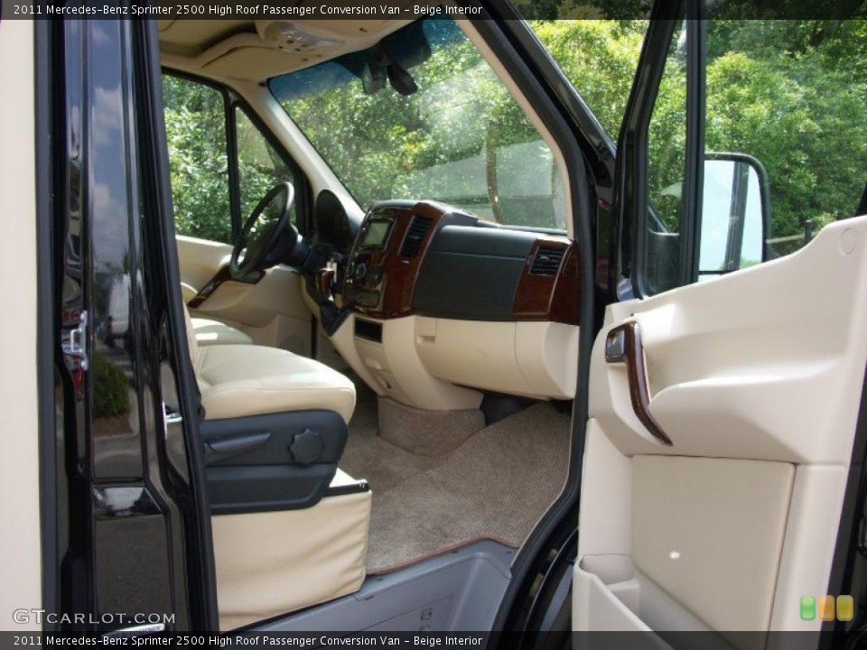 Beige Interior Photo for the 2011 Mercedes-Benz Sprinter 2500 High Roof Passenger Conversion Van #48368117