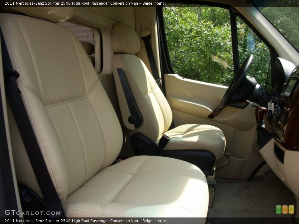 Beige Interior Photo for the 2011 Mercedes-Benz Sprinter 2500 High Roof Passenger Conversion Van #48368131