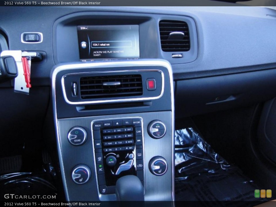 Beechwood Brown/Off Black Interior Controls for the 2012 Volvo S60 T5 #48368701