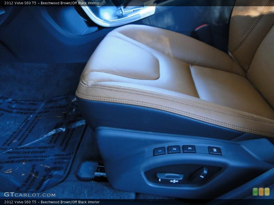 Beechwood Brown/Off Black Interior Photo for the 2012 Volvo S60 T5 #48368929
