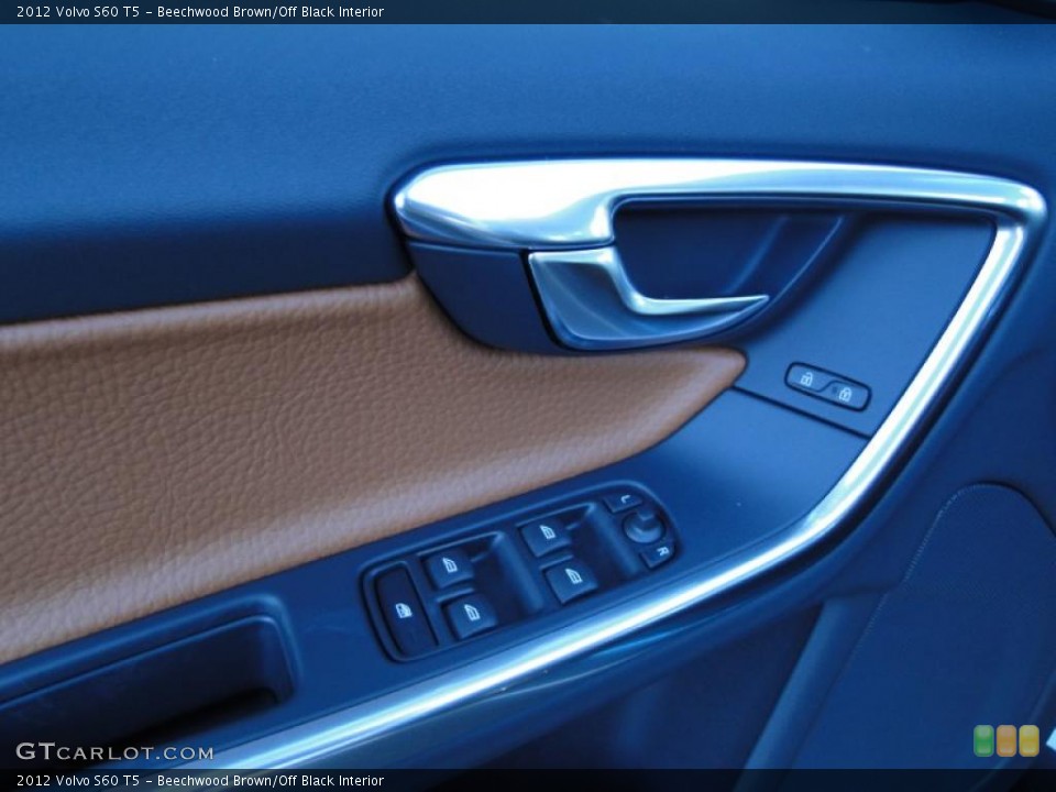 Beechwood Brown/Off Black Interior Controls for the 2012 Volvo S60 T5 #48368941