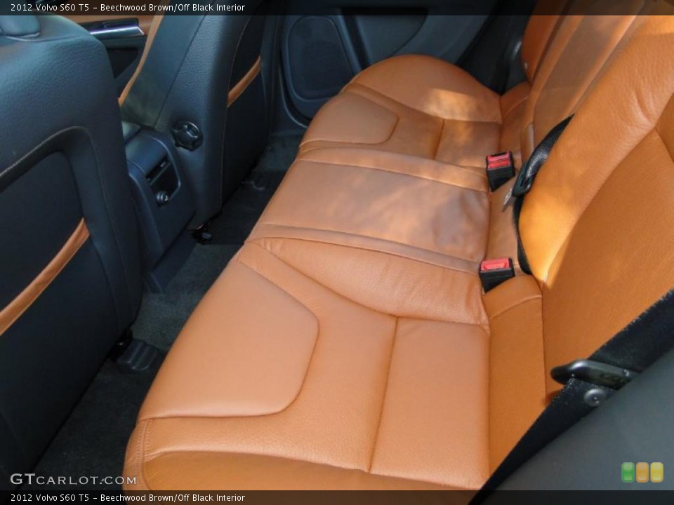 Beechwood Brown/Off Black Interior Photo for the 2012 Volvo S60 T5 #48369046