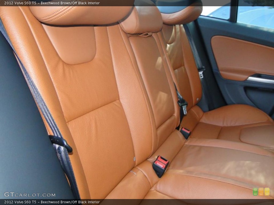 Beechwood Brown/Off Black Interior Photo for the 2012 Volvo S60 T5 #48369061