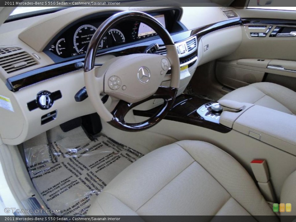 Cashmere/Savanah Interior Photo for the 2011 Mercedes-Benz S 550 Sedan #48369145
