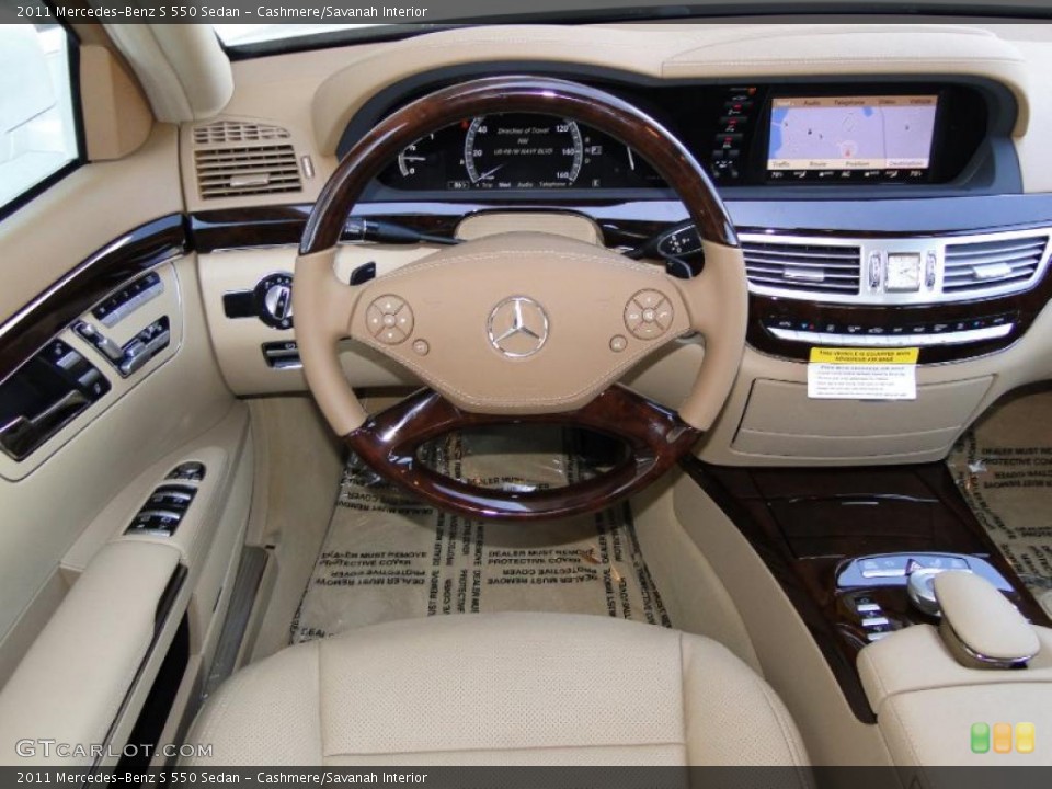 Cashmere/Savanah Interior Dashboard for the 2011 Mercedes-Benz S 550 Sedan #48369160