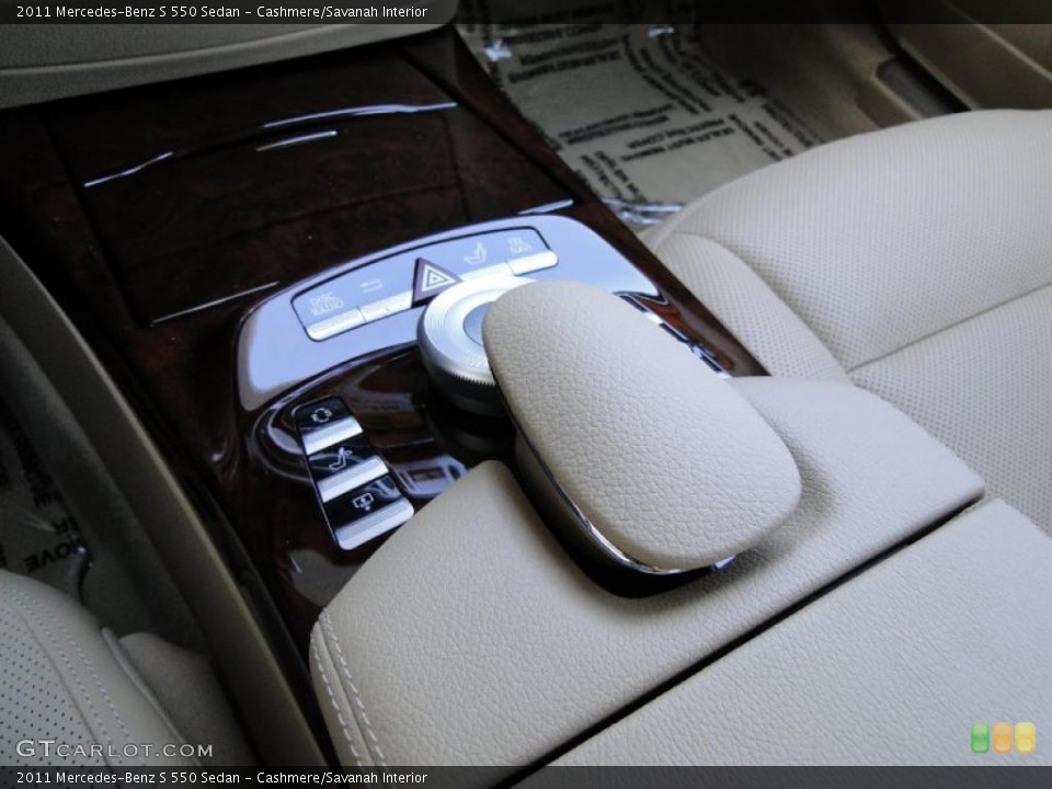 Cashmere/Savanah Interior Controls for the 2011 Mercedes-Benz S 550 Sedan #48369205