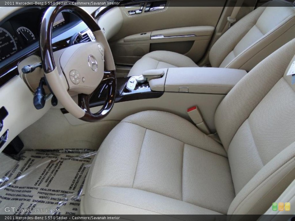 Cashmere/Savanah Interior Photo for the 2011 Mercedes-Benz S 550 Sedan #48369313