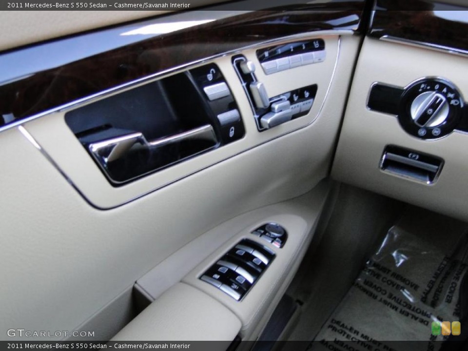 Cashmere/Savanah Interior Controls for the 2011 Mercedes-Benz S 550 Sedan #48369343