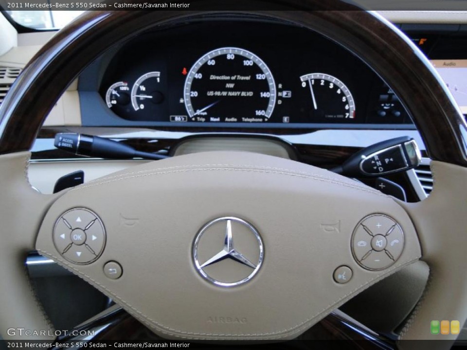 Cashmere/Savanah Interior Gauges for the 2011 Mercedes-Benz S 550 Sedan #48369358