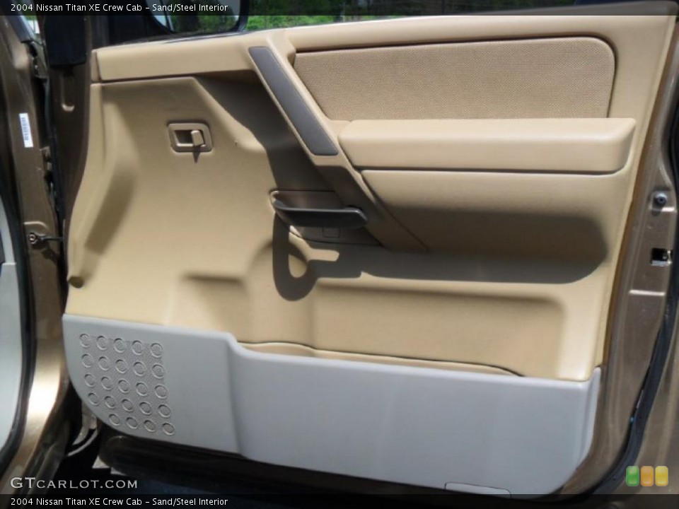 Sand/Steel Interior Door Panel for the 2004 Nissan Titan XE Crew Cab #48371005