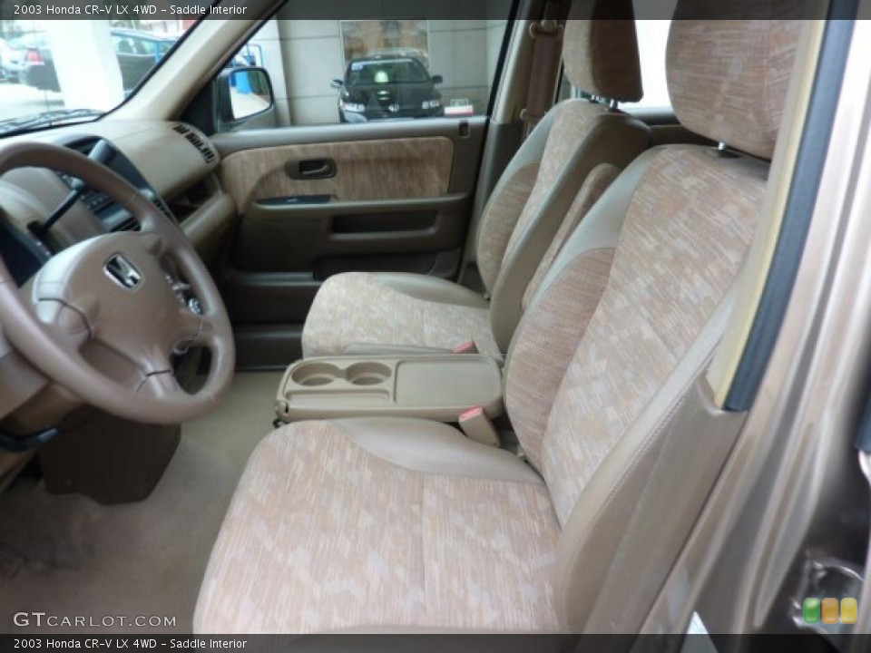 Saddle Interior Photo for the 2003 Honda CR-V LX 4WD #48373195