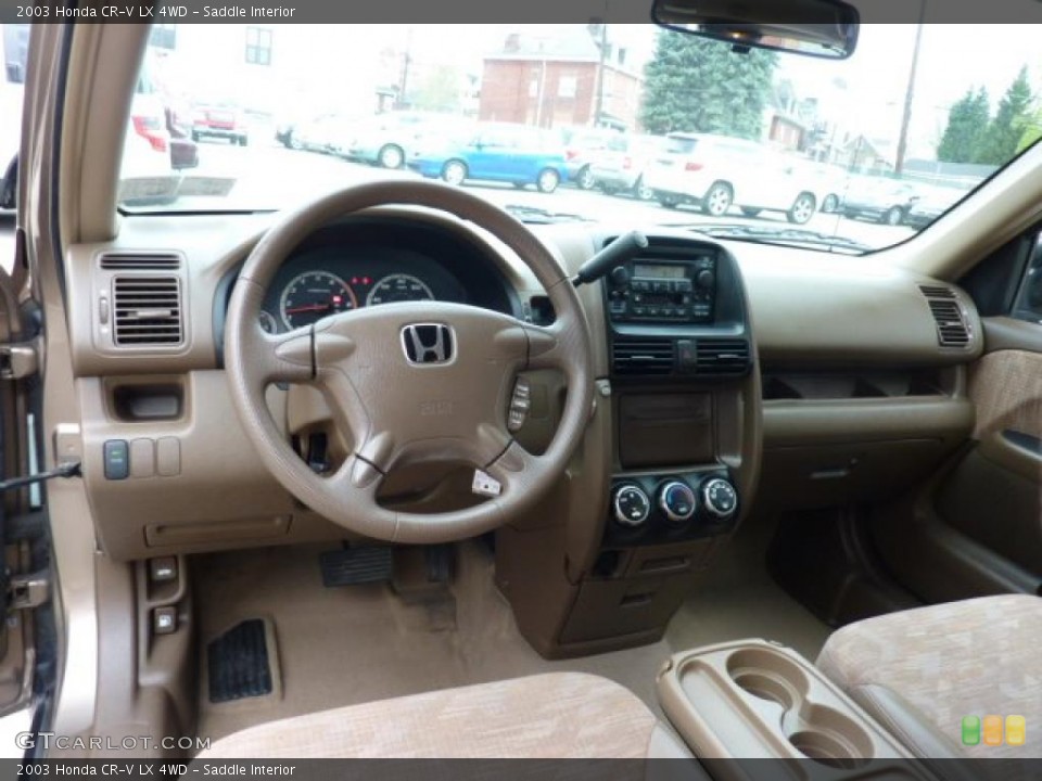 Saddle Interior Prime Interior for the 2003 Honda CR-V LX 4WD #48373282
