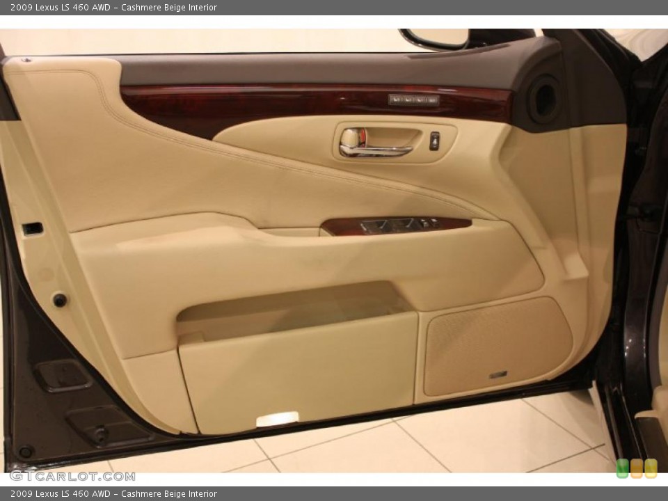 Cashmere Beige Interior Door Panel for the 2009 Lexus LS 460 AWD #48373834