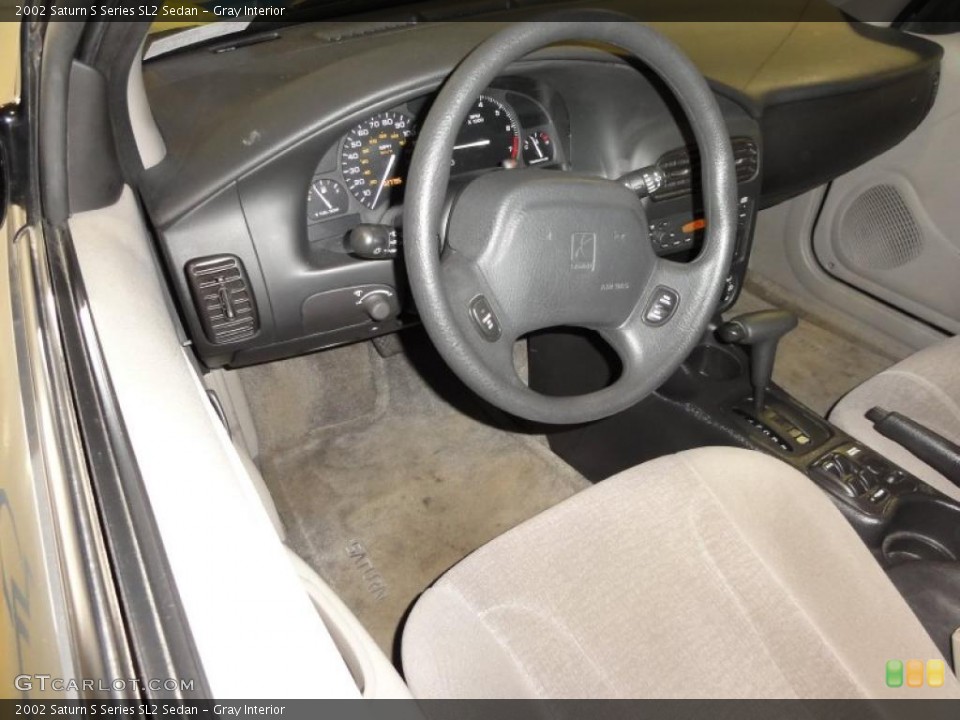 Gray Interior Dashboard for the 2002 Saturn S Series SL2 Sedan #48375062